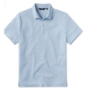 Palm Golf Co Coasty Polo Shirt Light Blue Heather Mens XL NWT